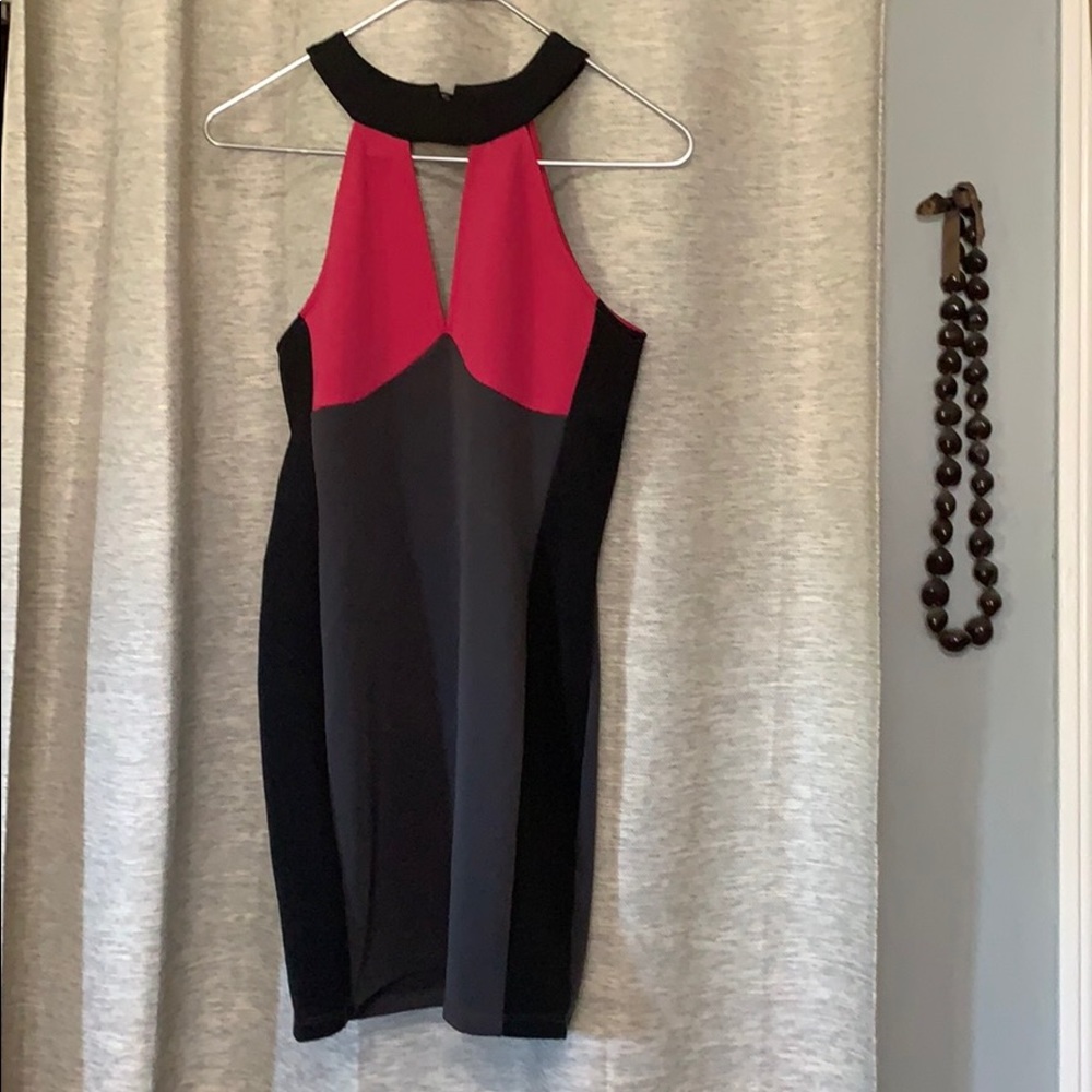 Women’s cute color-block dress
